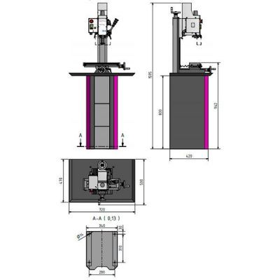 Универсальный фрезерный станок Optimum OPTImill BF16