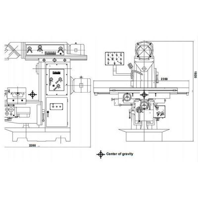 Универсальный фрезерный станок Optimum OPTImill MT200