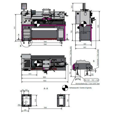 Токарно-винторезный станок Optimum OPTIturn TH4010