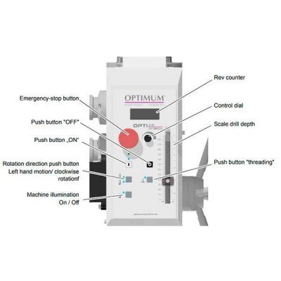 Вертикально-сверлильный станок Optimum OPTIdrill DH28GSV