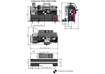 Токарно-винторезный станок Optimum OPTIturn TH4615D