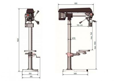 Радиально-сверлильный станок Optimum OPTIdrill RB8S