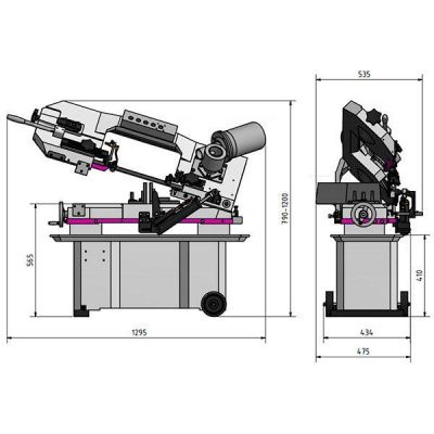 Ленточнопильный станок Optimum OPTIsaw SD200G