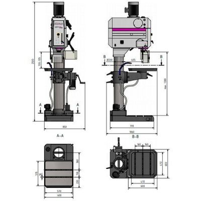 Вертикально-сверлильный станок Optimum OPTIdrill DH55G