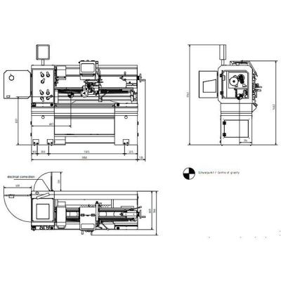 Токарно-винторезный станок Optimum OPTIturn TM4010D