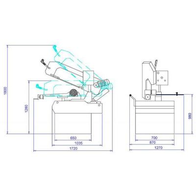 Ленточнопильный станок Optimum OPTIsaw S285DG