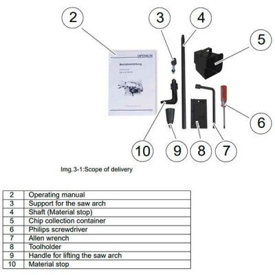 Ленточнопильный станок Optimum OPTIsaw S100G