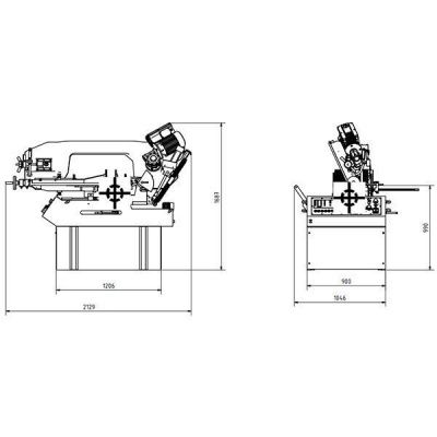 Ленточнопильный станок Optimum OPTIsaw SD500AV