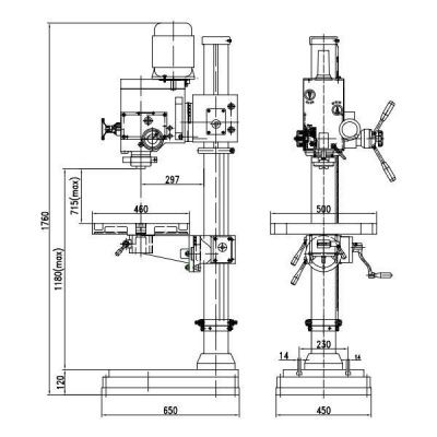 Вертикально-сверлильный станок Optimum OPTIdrill DH40GP