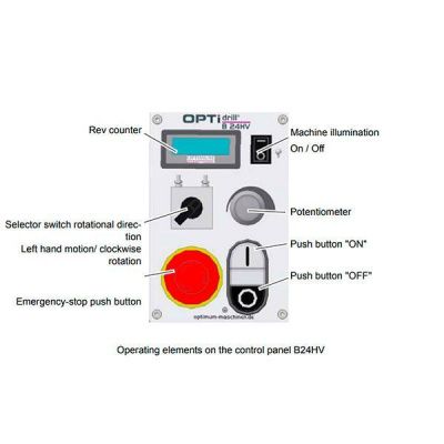 Настольный сверлильный станок Optimum OPTIdrill B24HV