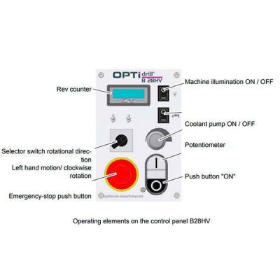Вертикально-сверлильный станок Optimum OPTIdrill B28HV