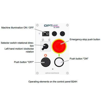 Настольный сверлильный станок Optimum OPTIdrill B24H