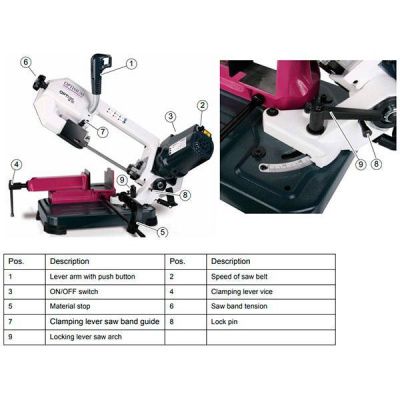 Ленточнопильный станок Optimum OPTIsaw SP13V