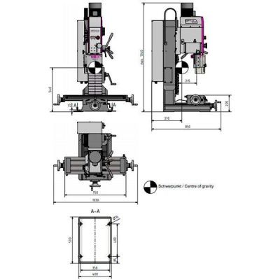 Сверлильно-фрезерный станок Optimum OPTImill MH35V