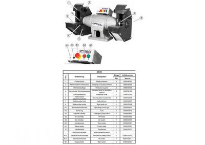 Точильно-шлифовальный станок Optimum OPTIgrind GZ 40D