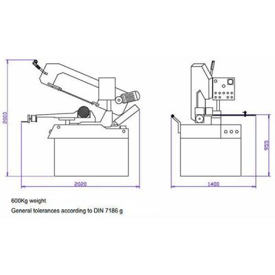 Ленточнопильный станок Optimum OPTIsaw SD351AV