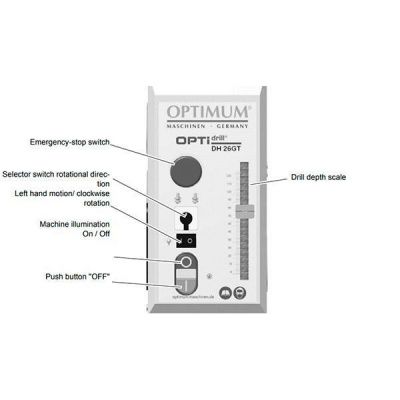 Вертикально-сверлильный станок Optimum OPTIdrill DH26GT