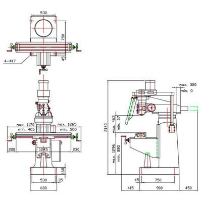 Сверлильно-фрезерный станок Optimum OPTImill MF2V