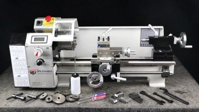 Настольный токарный станок Proma SPV-210x400-G