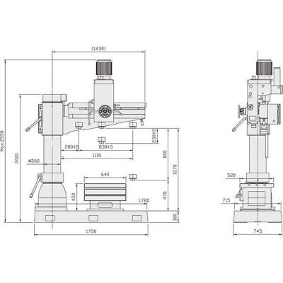 Радиально-сверлильный станок Optimum OPTIdrill RD5