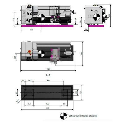 Токарно-винторезный станок Optimum OPTIturn TU3008G