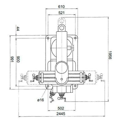 Сверлильно-фрезерный станок Optimum OPTImill MF4V